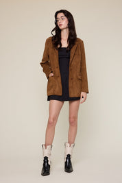 Suede Camel Blazer