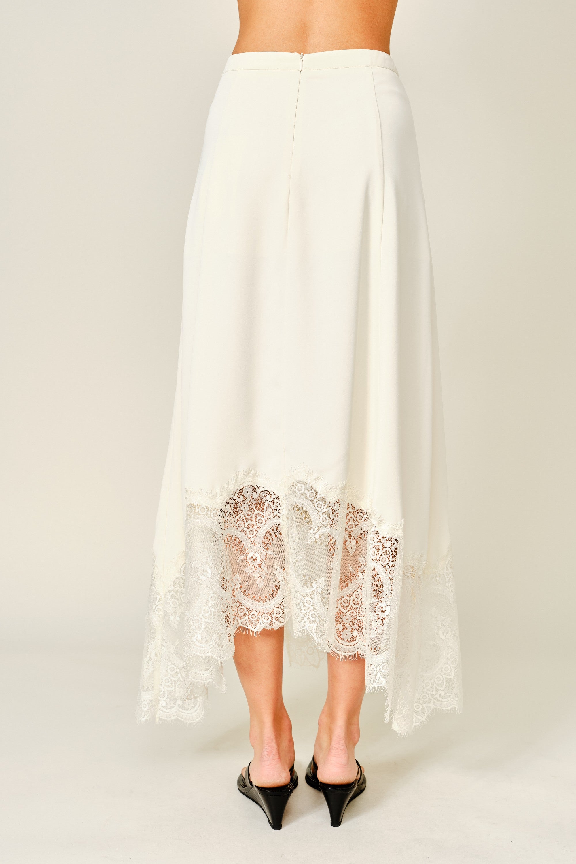 Midi Lace Skirt