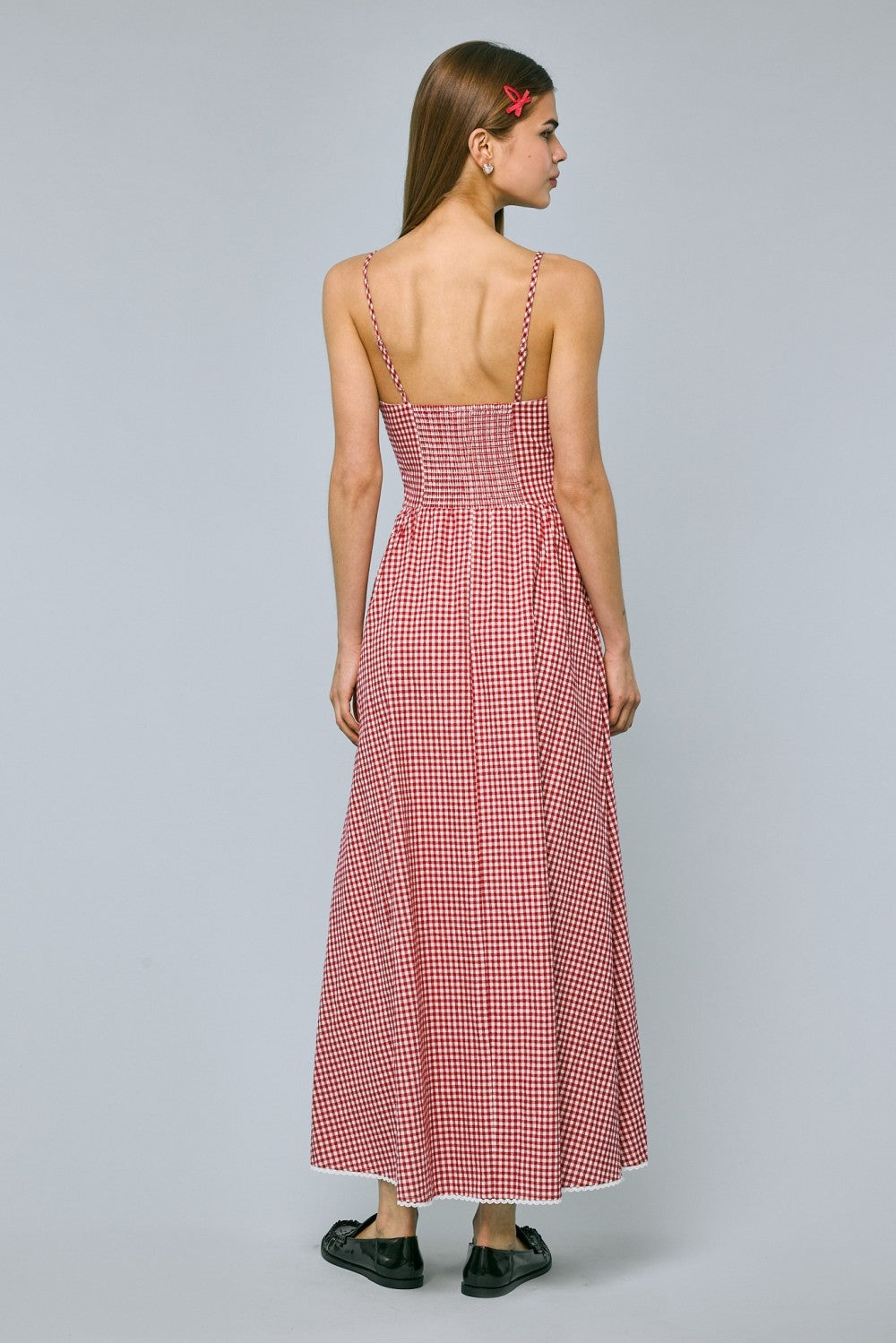 Red Checkered Dress