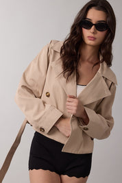 Trench Crop Jacket