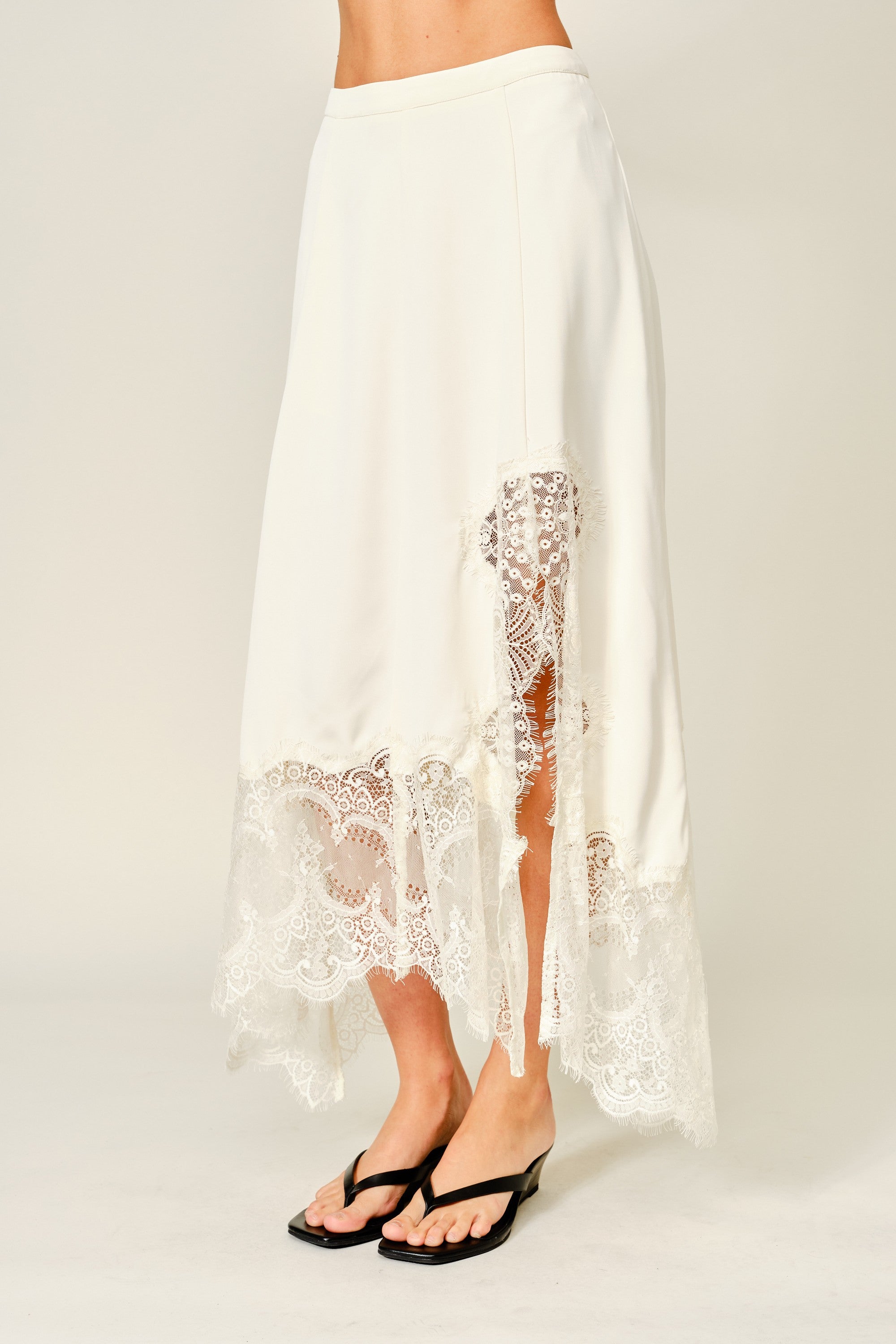 Midi Lace Skirt