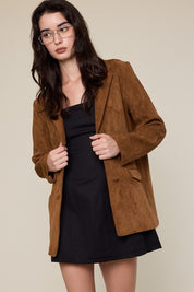 Suede Camel Blazer
