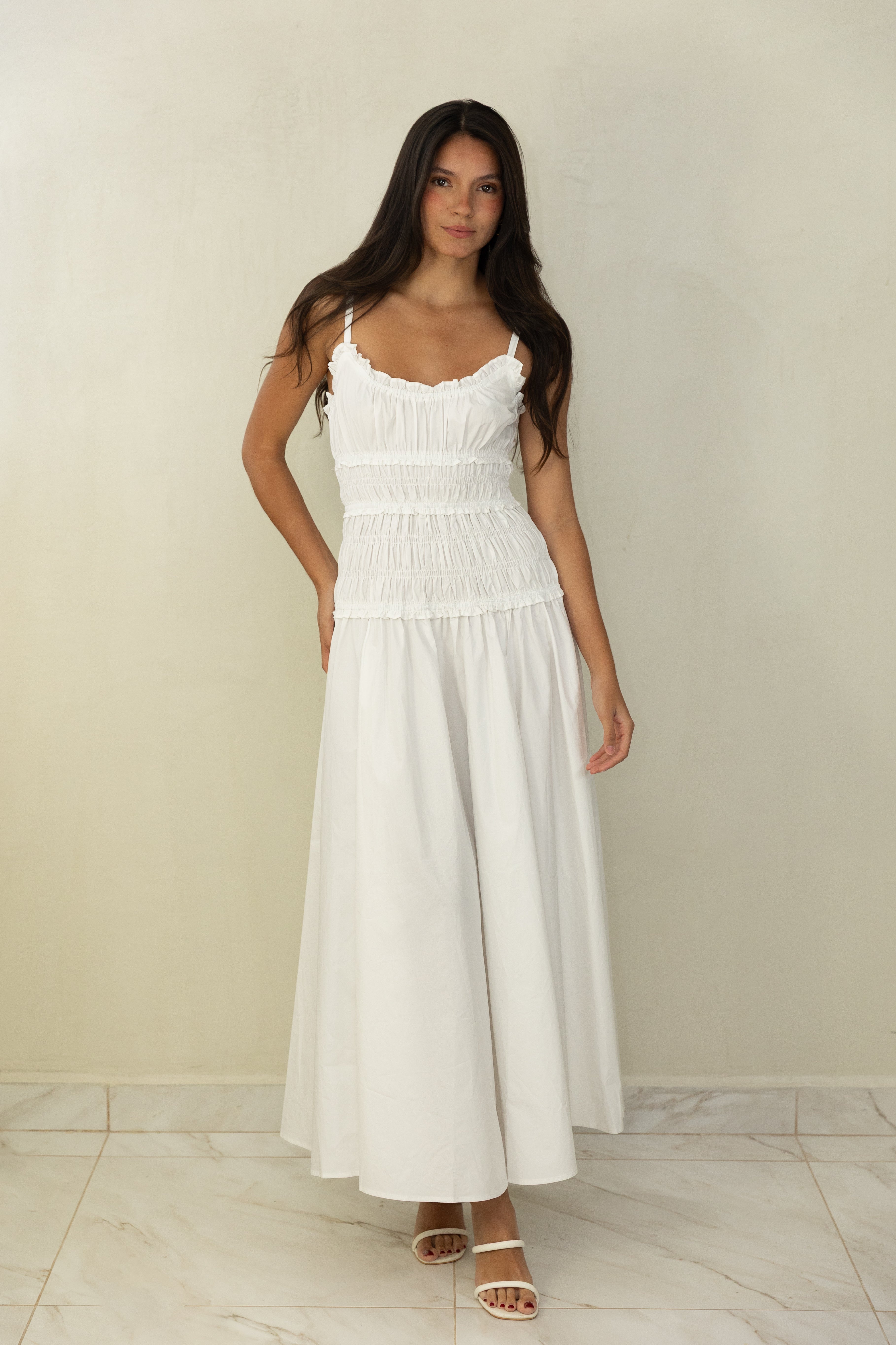 Smocked Cotton Dress