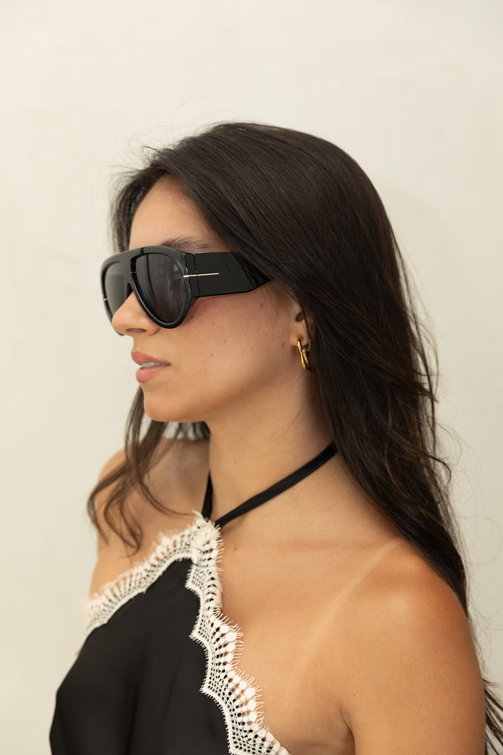 Tinted Aviator Sunglasses