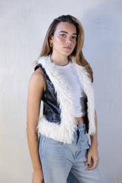 Fur Leather Vest