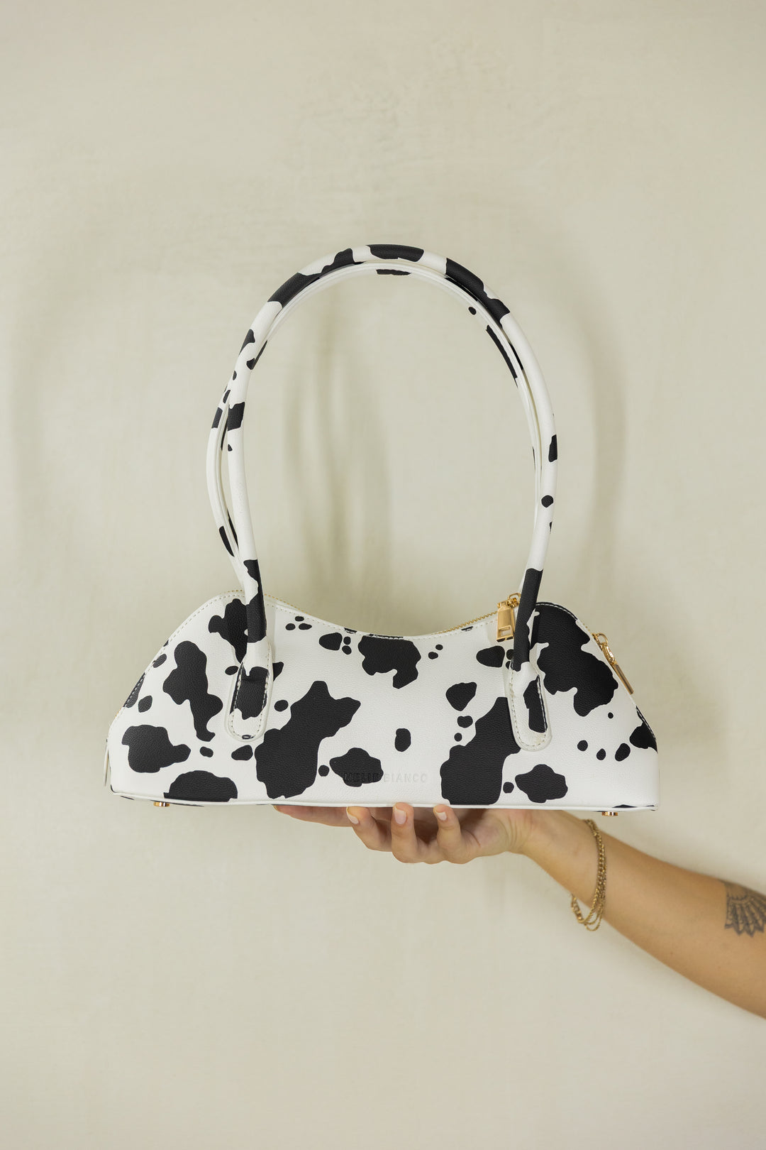 Cow Recycled Vegan Shoulder Bag