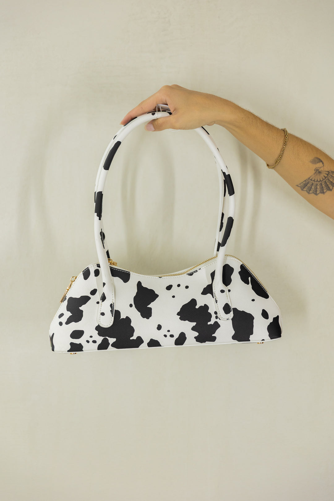 Cow Recycled Vegan Shoulder Bag