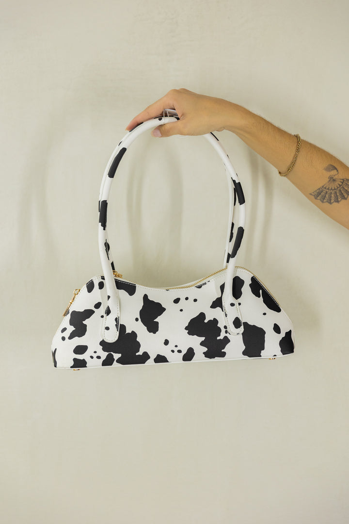 Cow Recycled Vegan Shoulder Bag