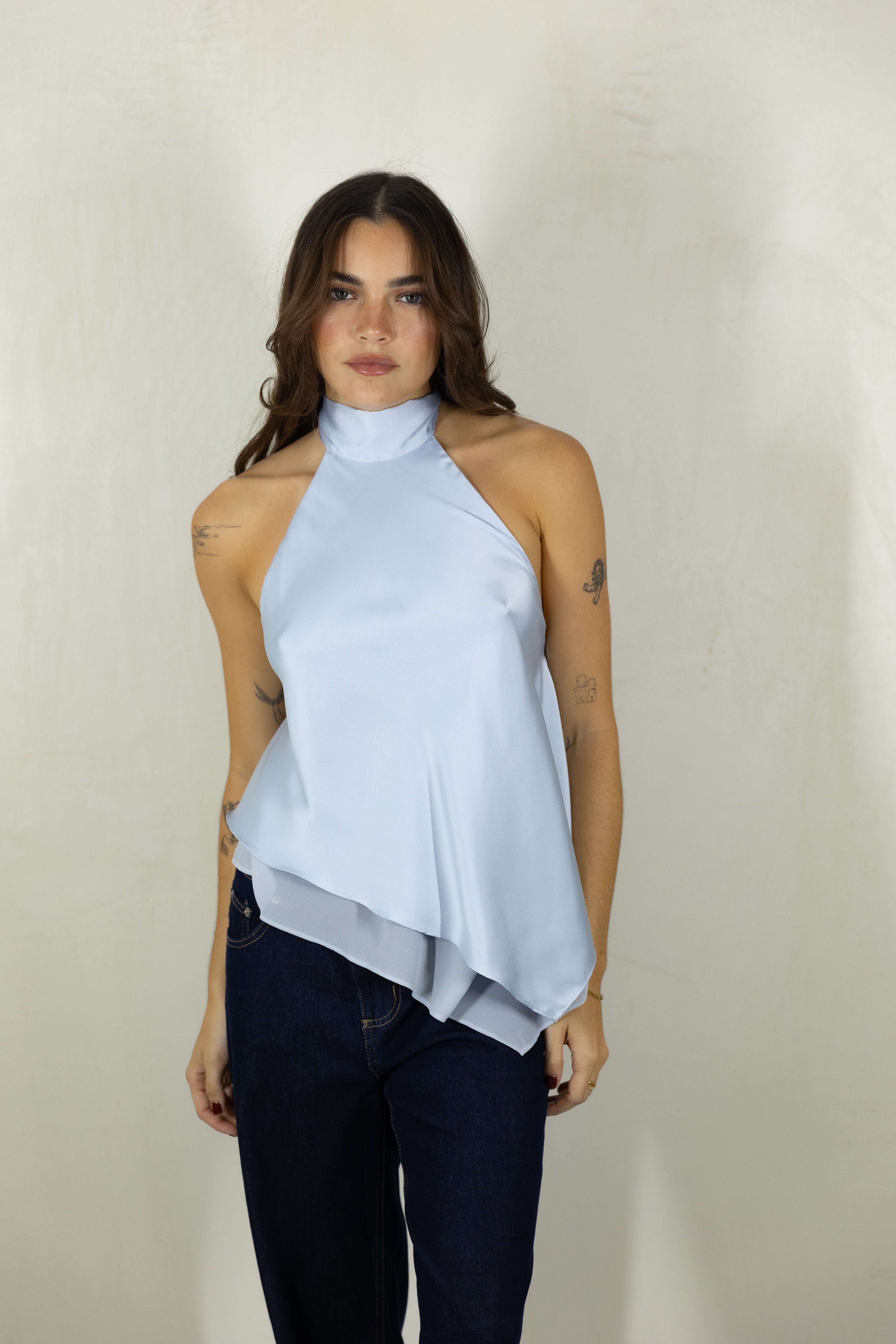 Ice Blue Top