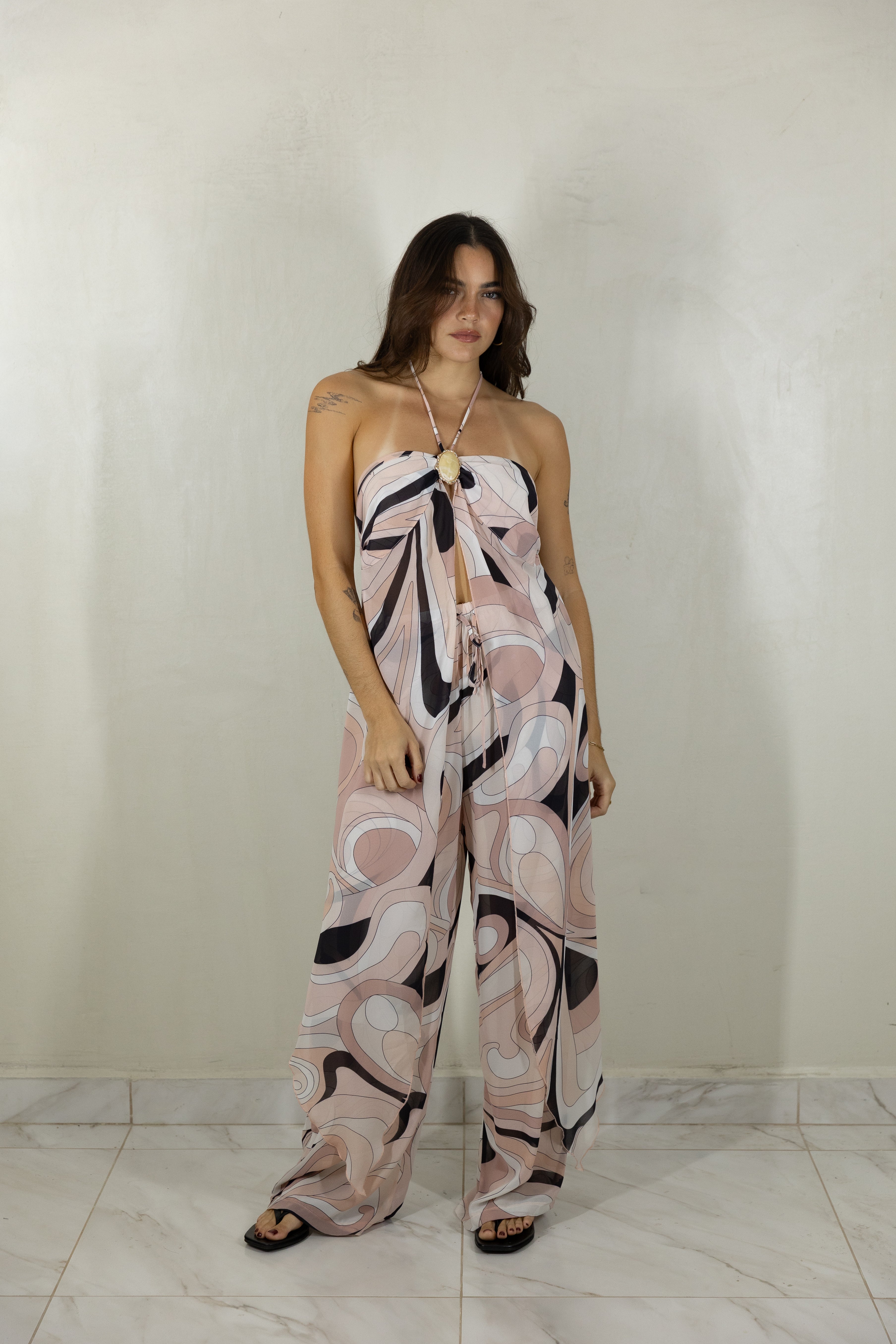 Moonstone Drape Top and Pants