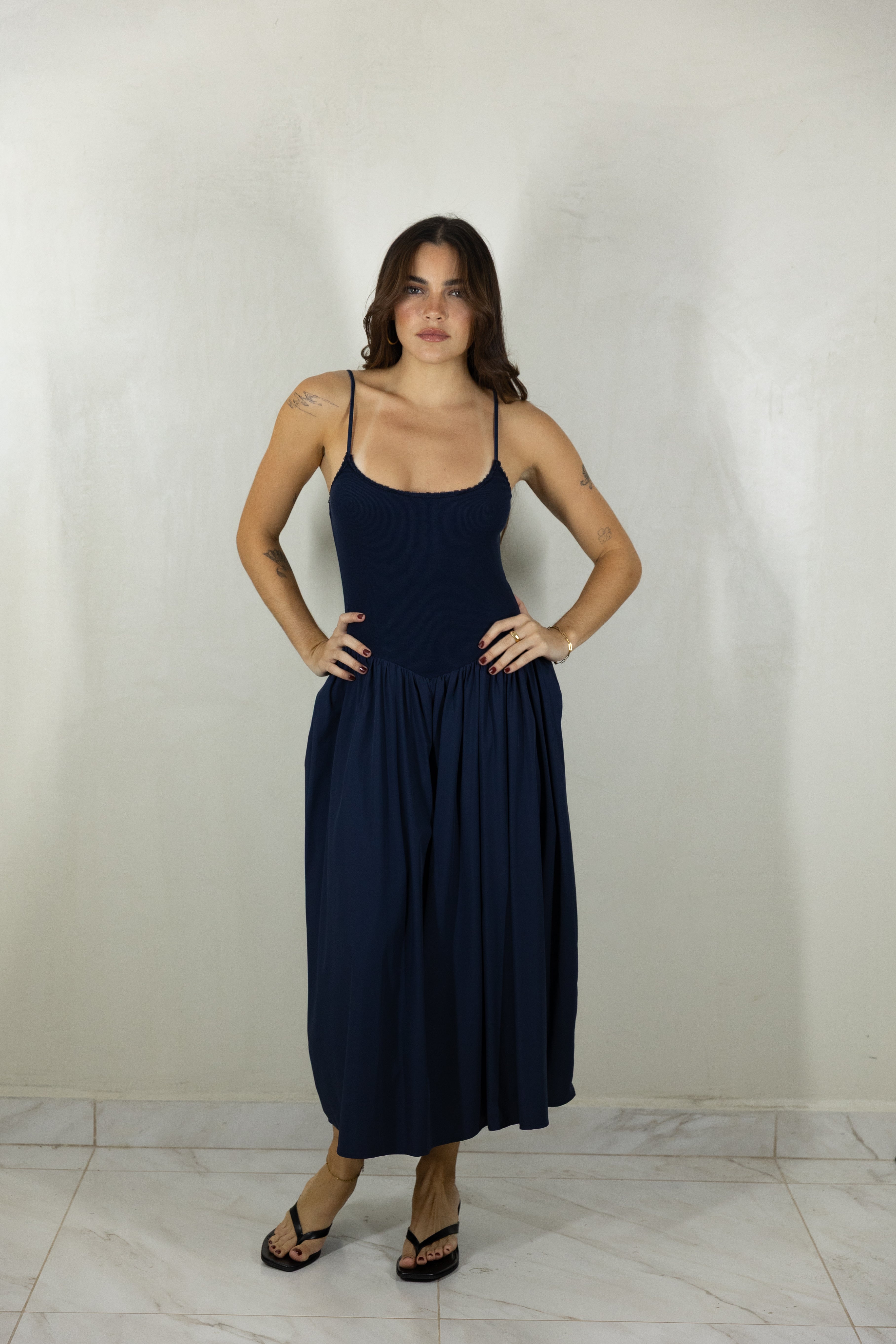Navy Maxi Dress