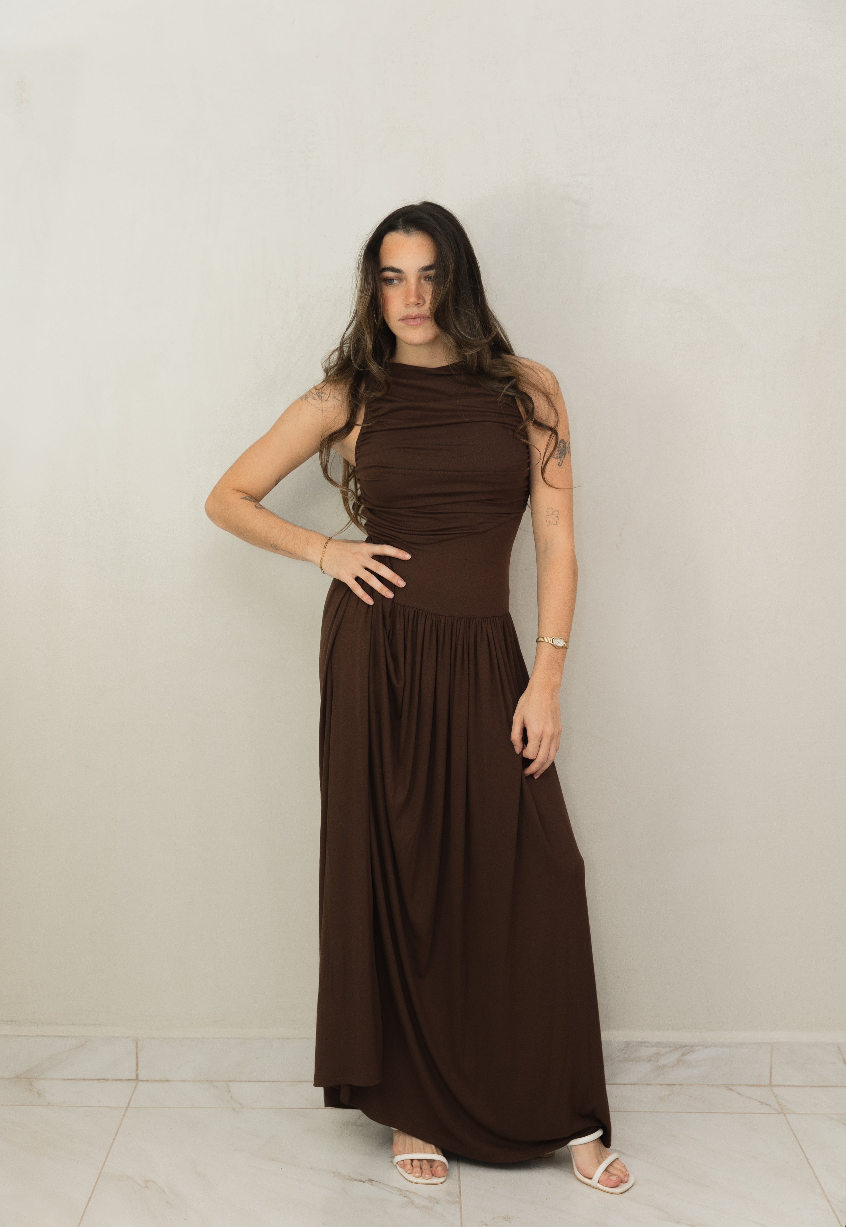 Brown Best Dress