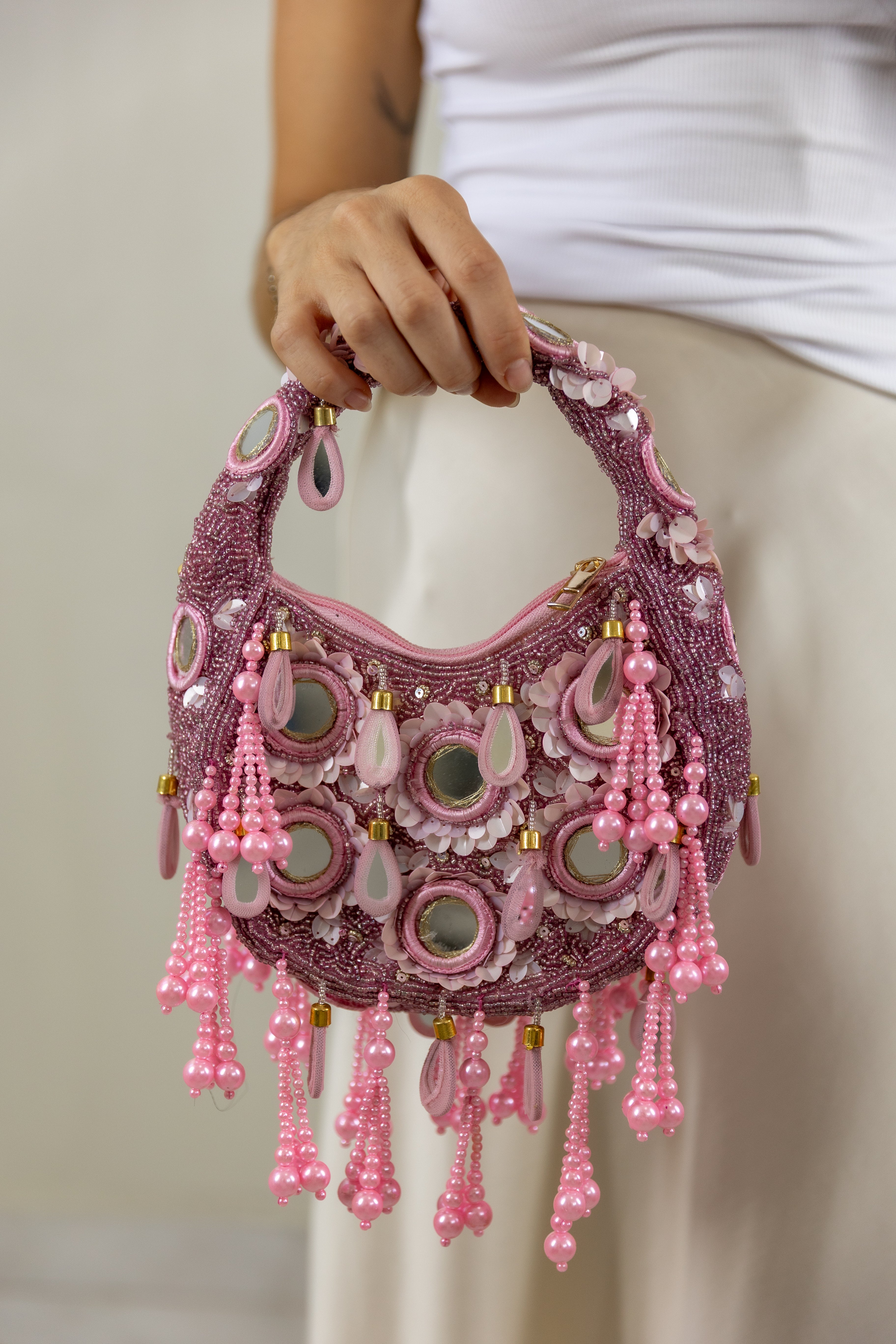 Embellished Hobo Bags