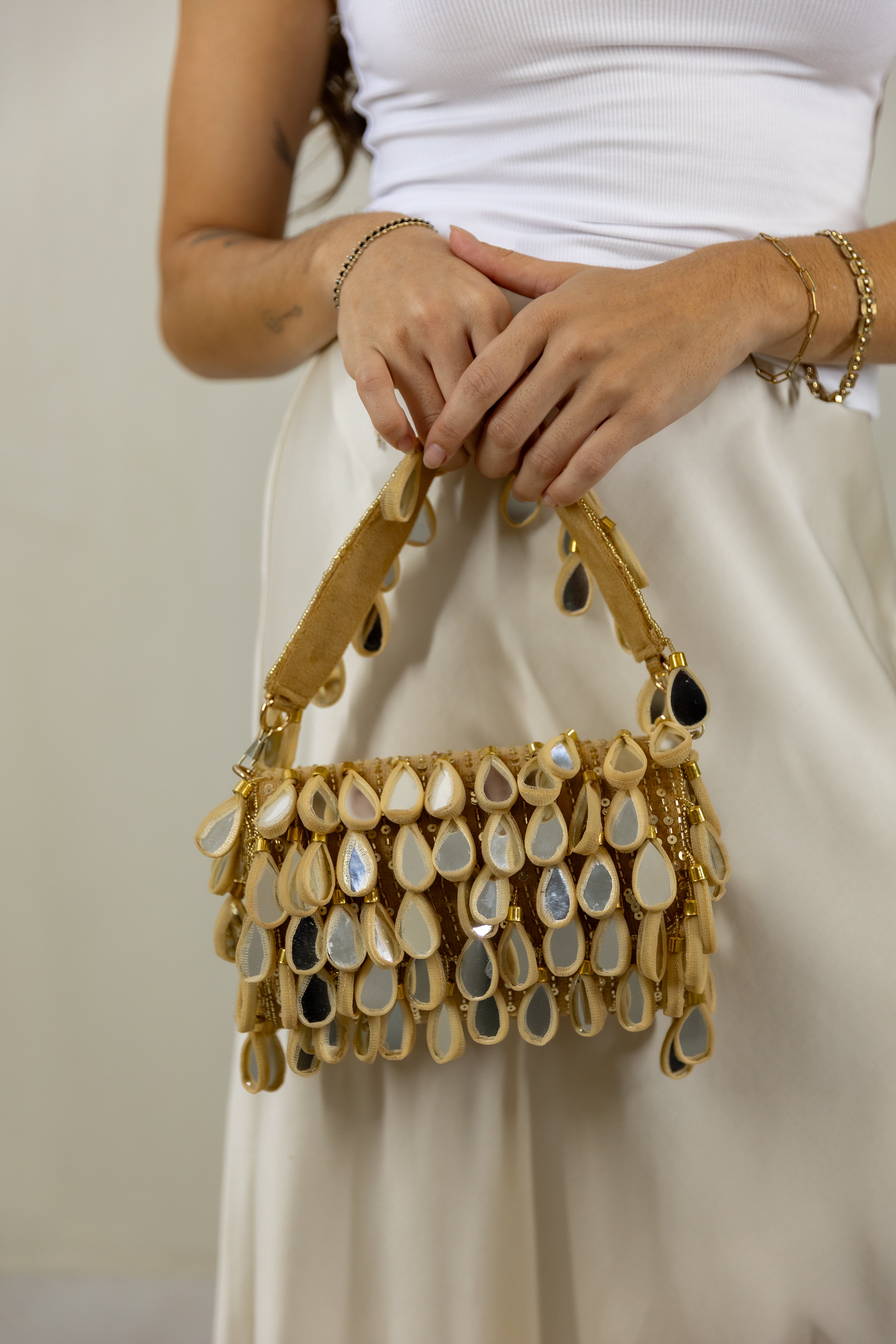 Gold Boho Bag