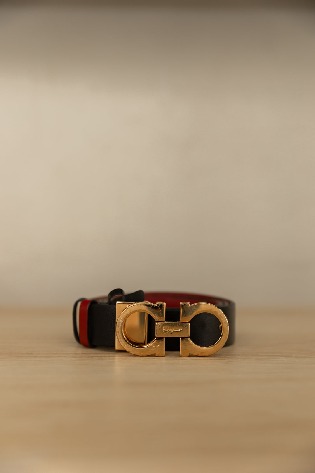 Pre Loved Salvatore Ferragamo Reversible Belt
