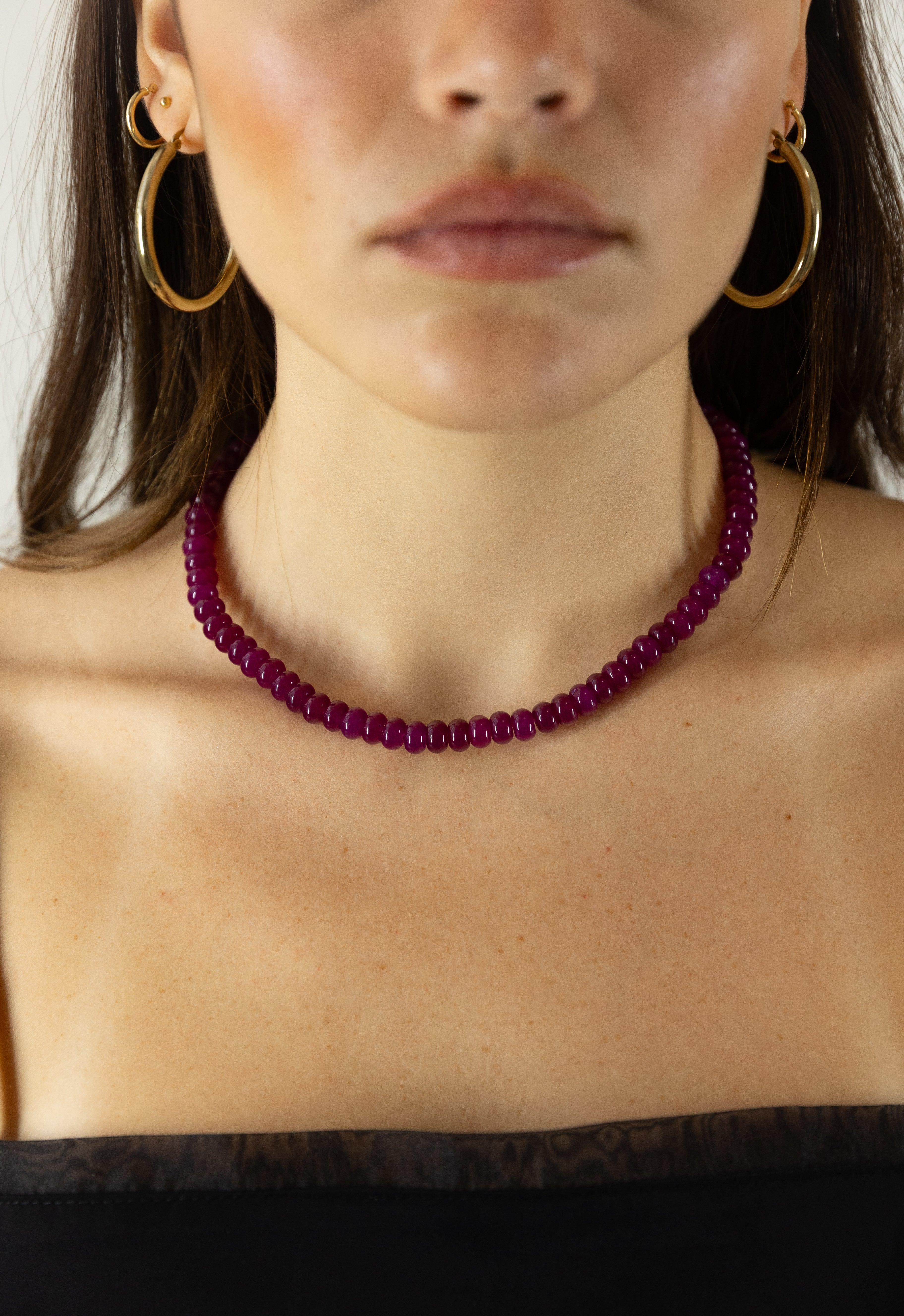 Burgundy Necklace