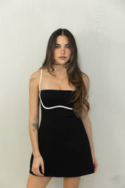 Black A Line Romper