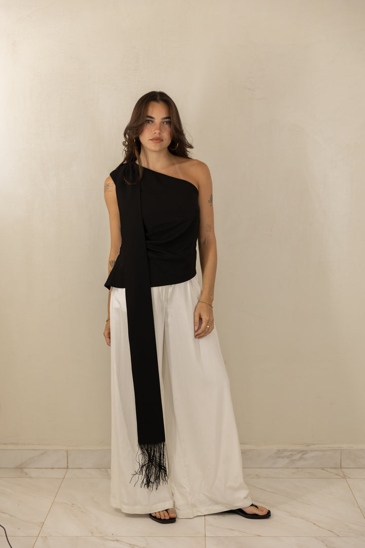 Scarf Tassel Top