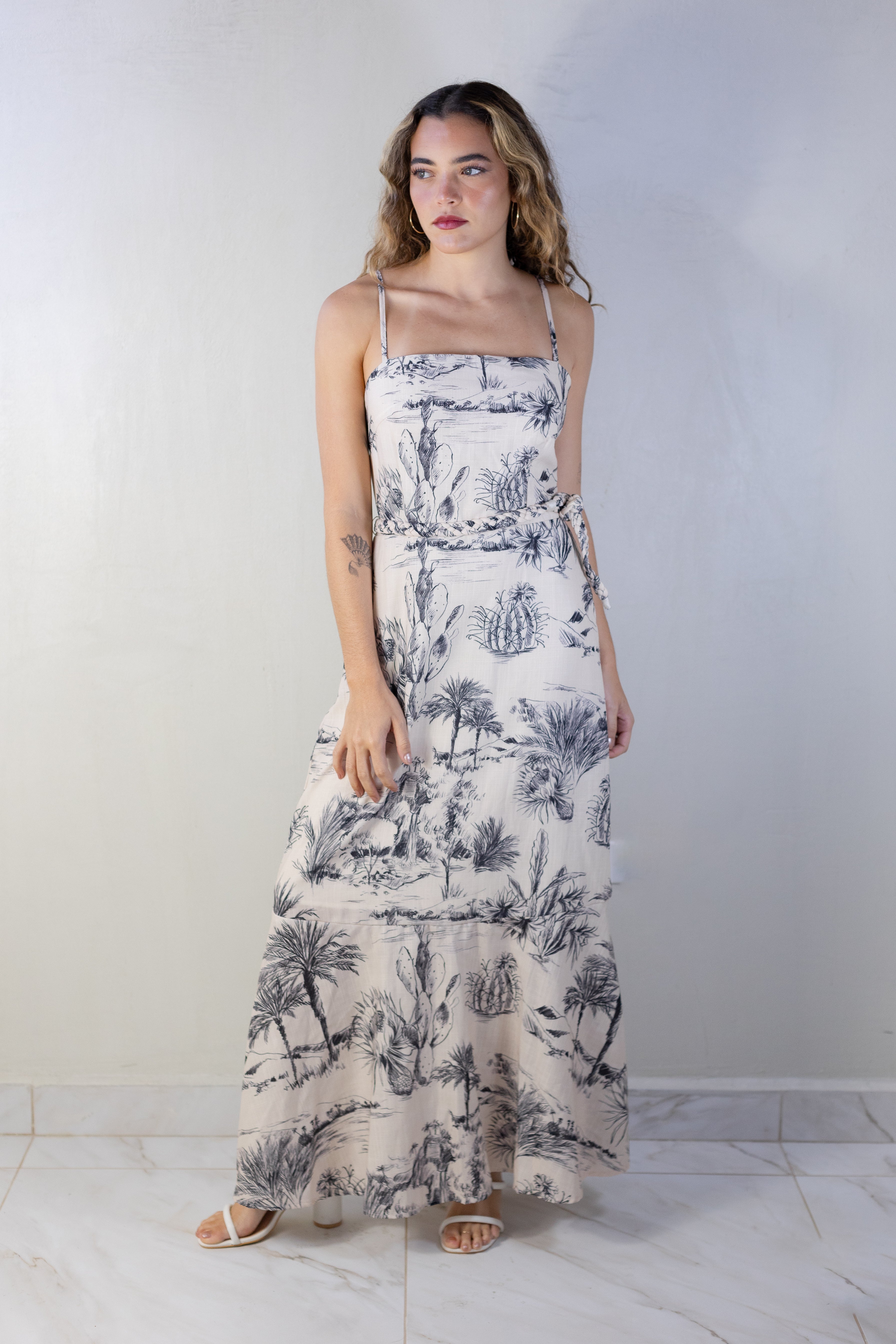 Paradise Palms Dress