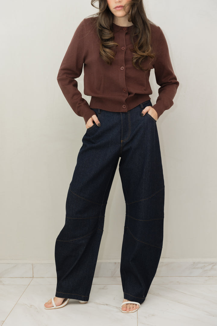 Indigo Barrel Jean