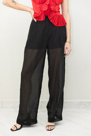 Sheer Black Pant