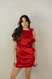 Red Natalia Dress