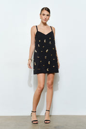 Metallic Dots Dress