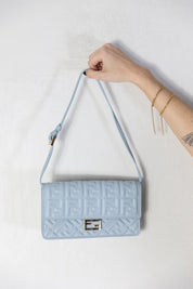 Pre Loved Fendi Wallet On Chain Baguette