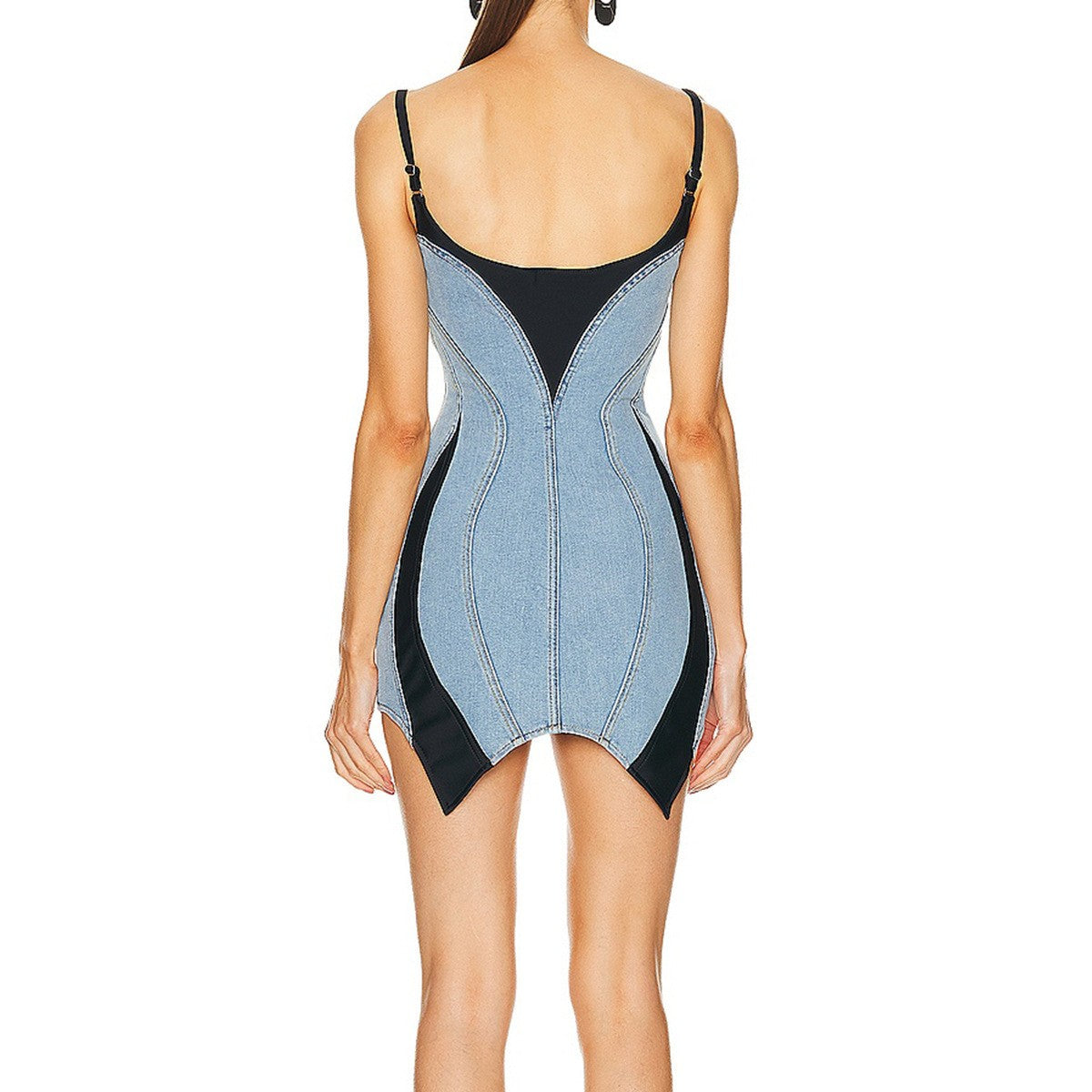 Denim Suspender Dress