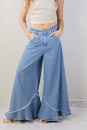 Flare Hem Jeans