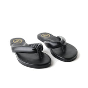 Black Pillow Sandal