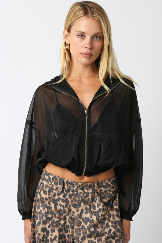 Black Sheer Jacket