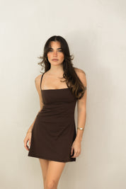 Chocolate Active Romper Dress