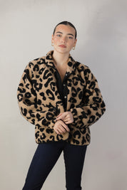 Leopard Cherpa Jacket