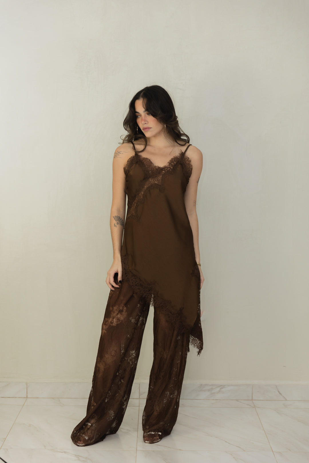 Chocolate Lace Set