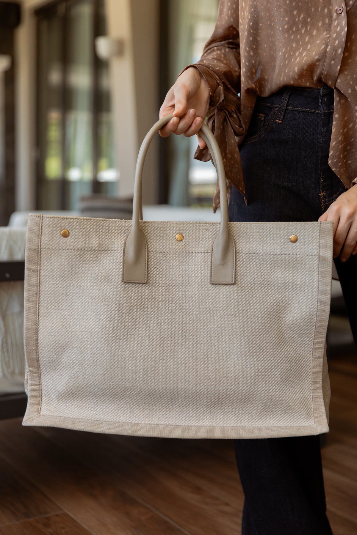 Pre-Loved Saint Laurent Rive Gauche Tote