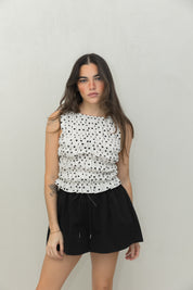 Black Drawstring Shorts