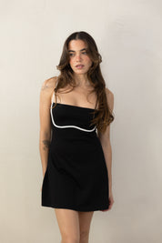 Black A Line Romper