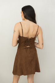 Suede Mini Dress