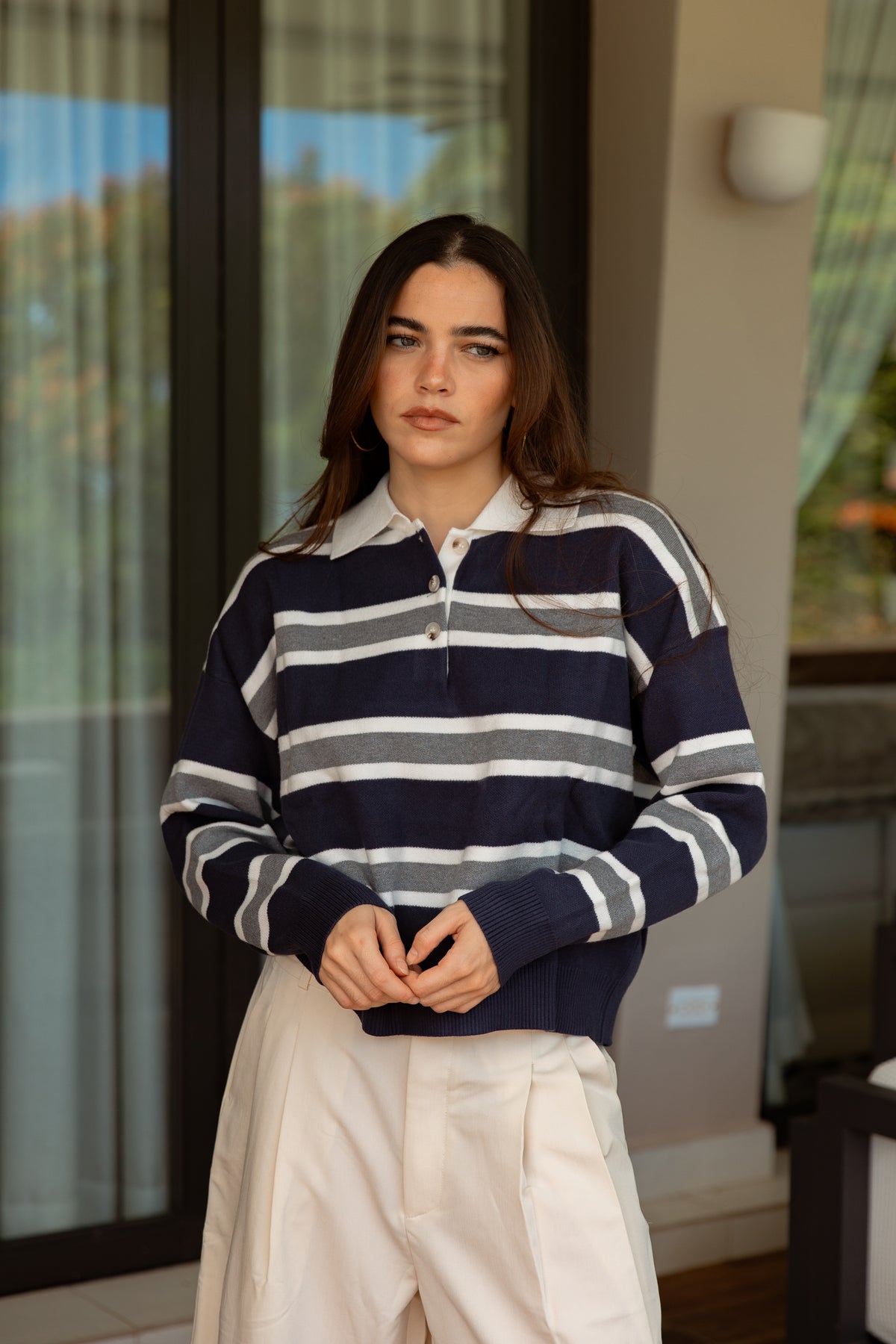 Striped Sweater Top