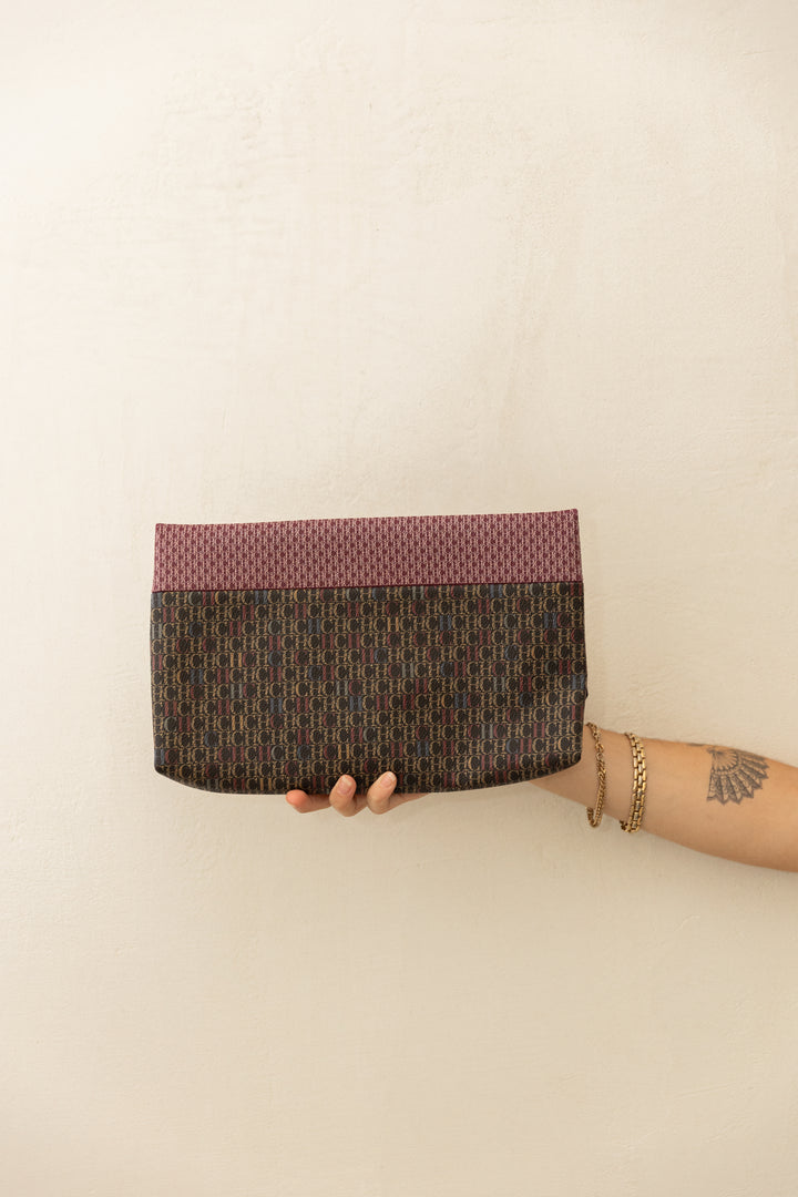 Pre-Loved CH Carolina Herrera Monogram Pouch