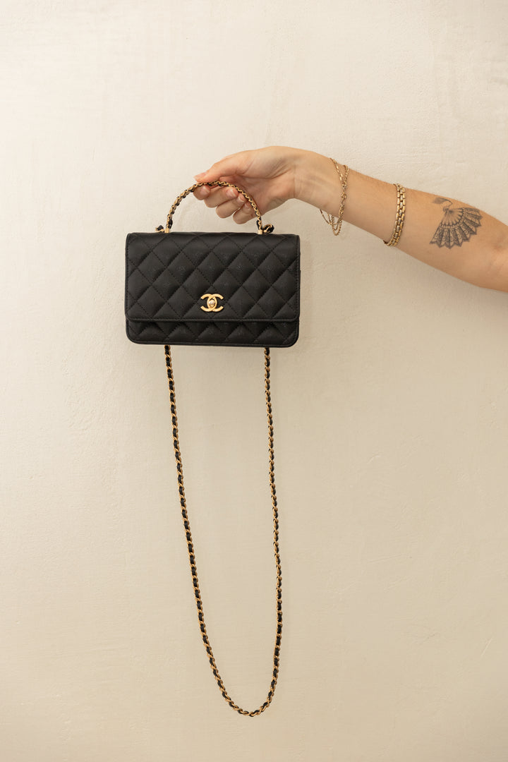 Pre Loved Chanel Wallet on Chain — Top Handle