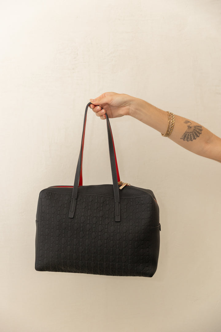 Pre-Loved CH Carolina Herrera Monogram Hobo