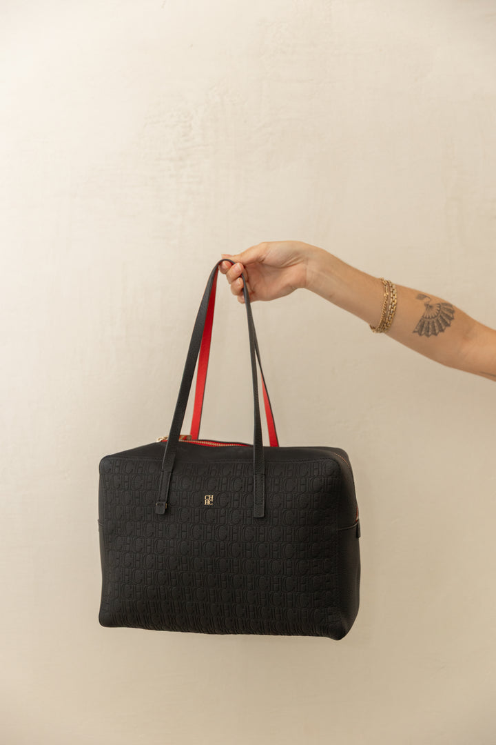 Pre-Loved CH Carolina Herrera Monogram Hobo