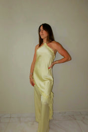 Butter Satin Lace Jumpsuit