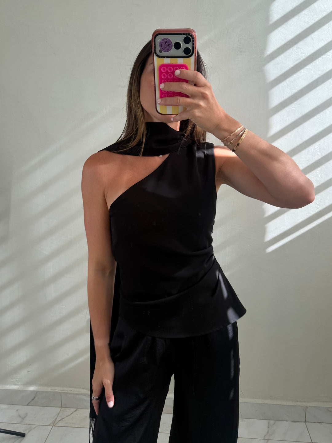 Scarf Tassel Top