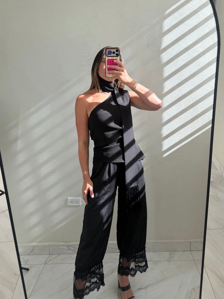 Scarf Tassel Top
