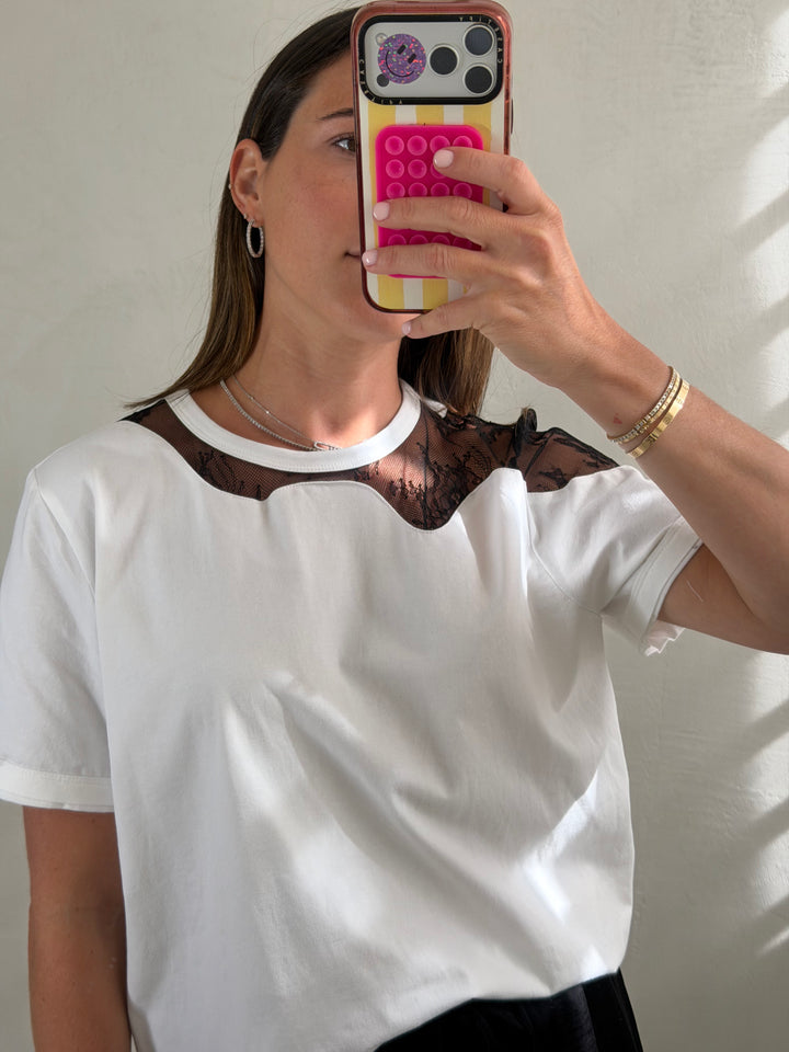 Lace Insert Top