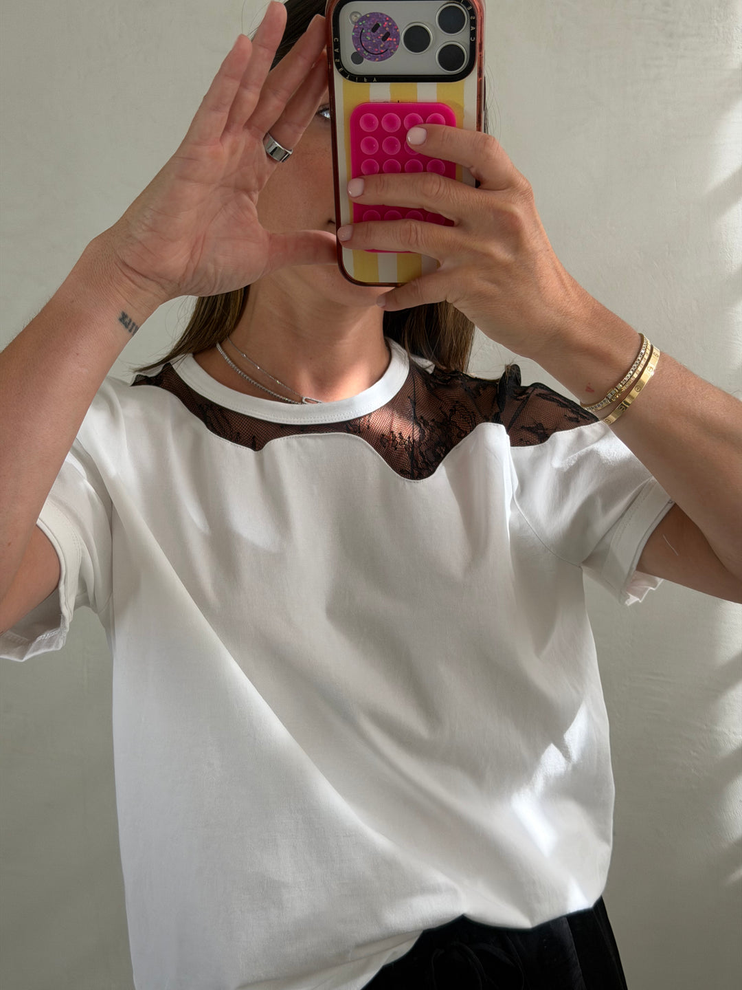 Lace Insert Top