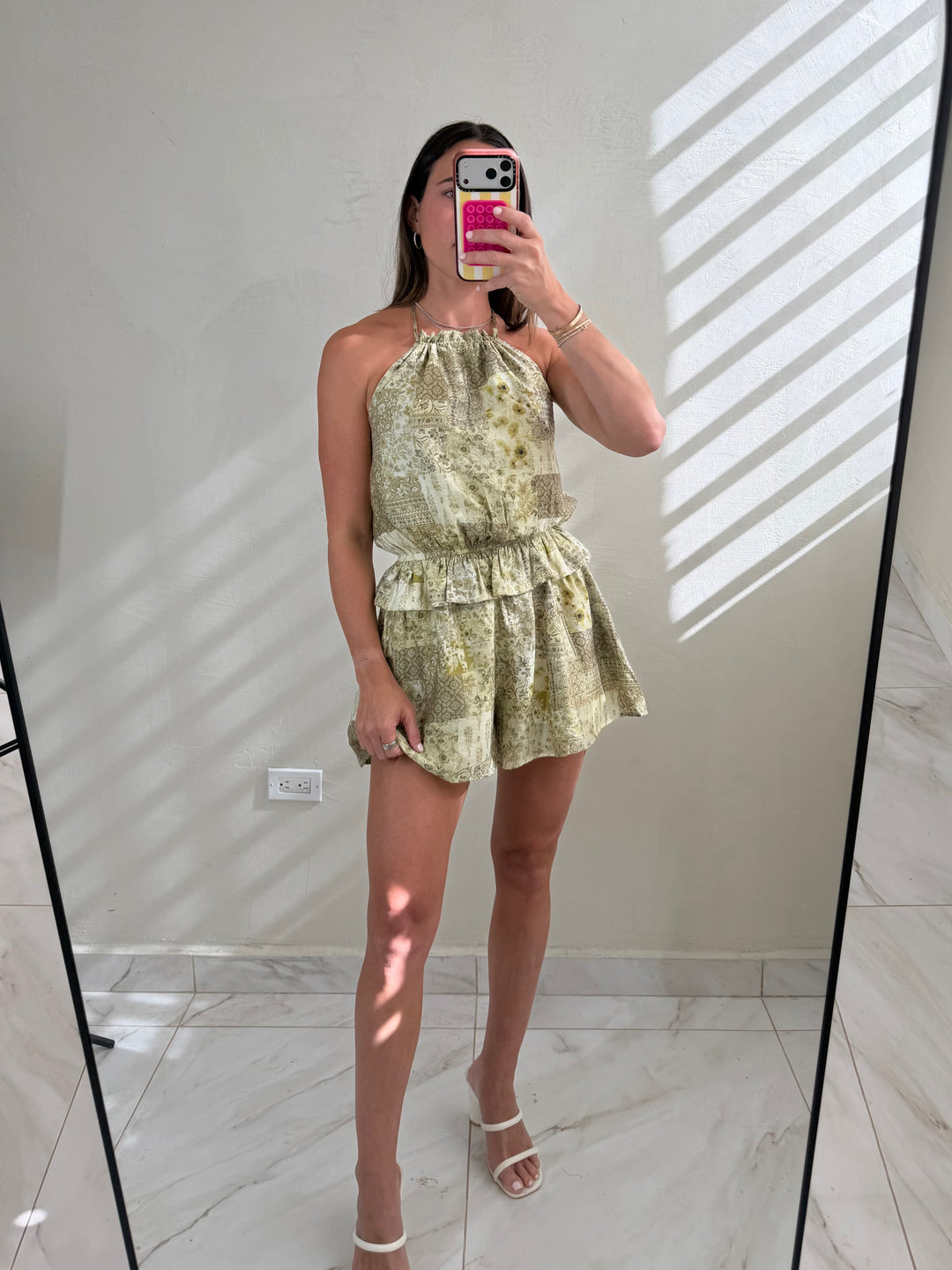 Printed Romper